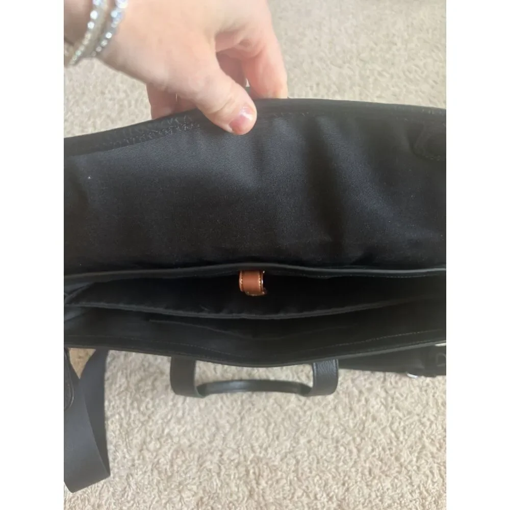 Coach Sullivan Signature Briefcase Charcoal Black NEW - Picture 7 of 8